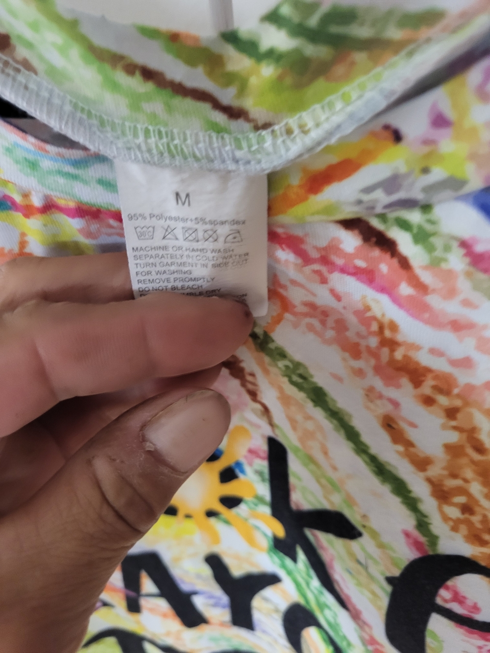 "Broken Crayons Still Color" Multicolor Short Sleeve Tee, Medium - Picture 2 of 6